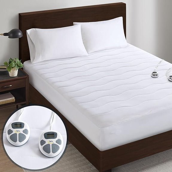 Serta King Heated Mattress Pad with Controller