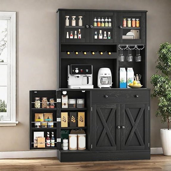 YITAHOME 71 Kitchen Pantry Cabinet with Drawer