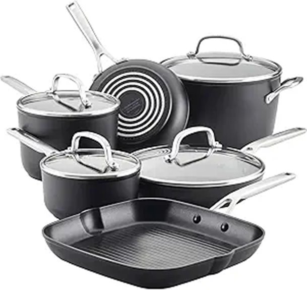 KitchenAid 10-Piece Nonstick Induction Cookware Set