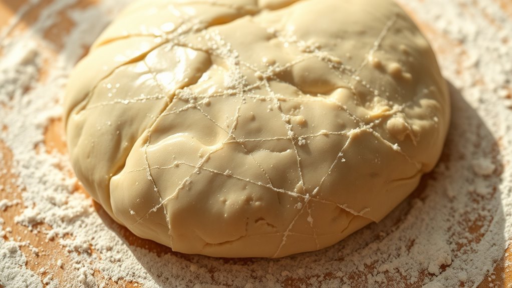 kneading fosters gluten network