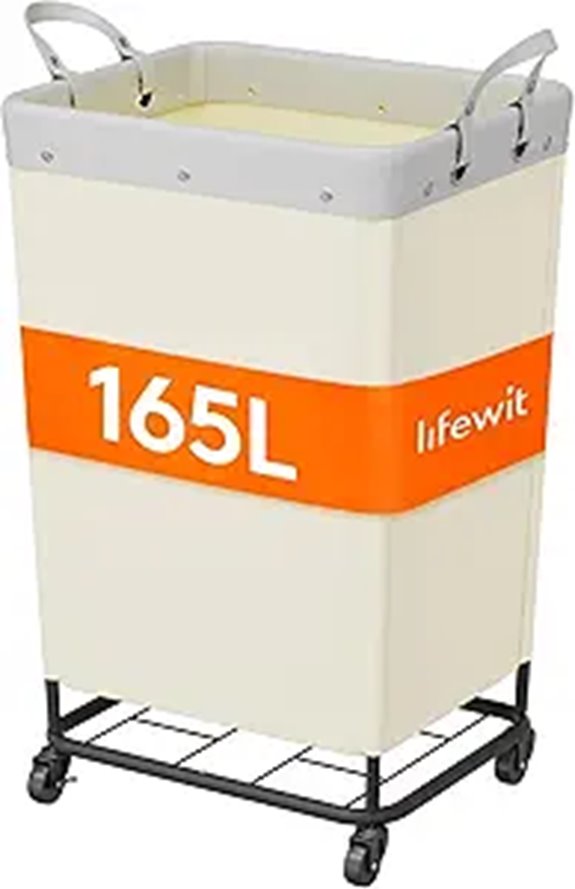 Lifewit 165L Rolling Laundry Basket with Handles