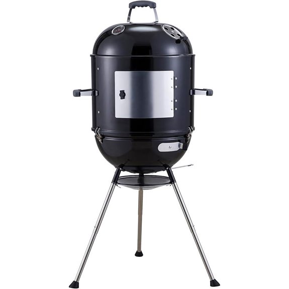 Megamaster 18-Inch Charcoal BBQ Smoker & Grill
