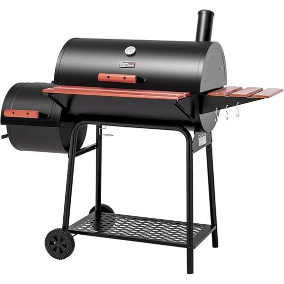Royal Gourmet 30-Inch Charcoal Grill with Smoker
