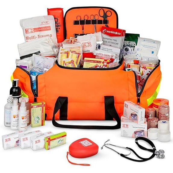 Large EMT Trauma Bag with Medical Supplies