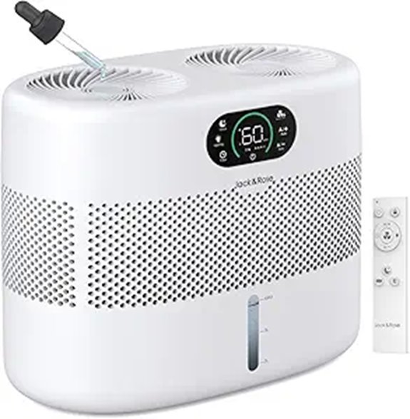 Reusable Wick Evaporative Humidifier for Large Rooms