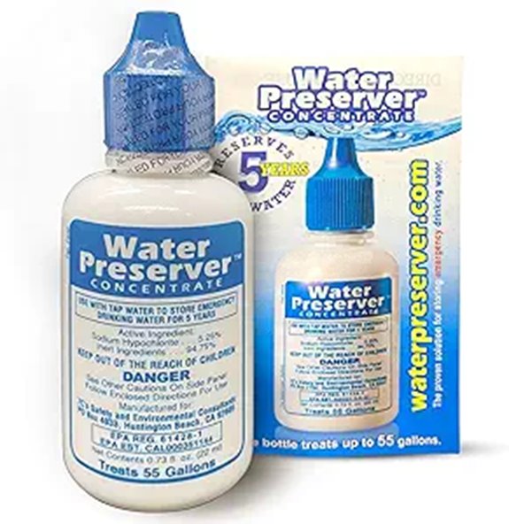 55 Gallon Water Preserver for Emergency Survival
