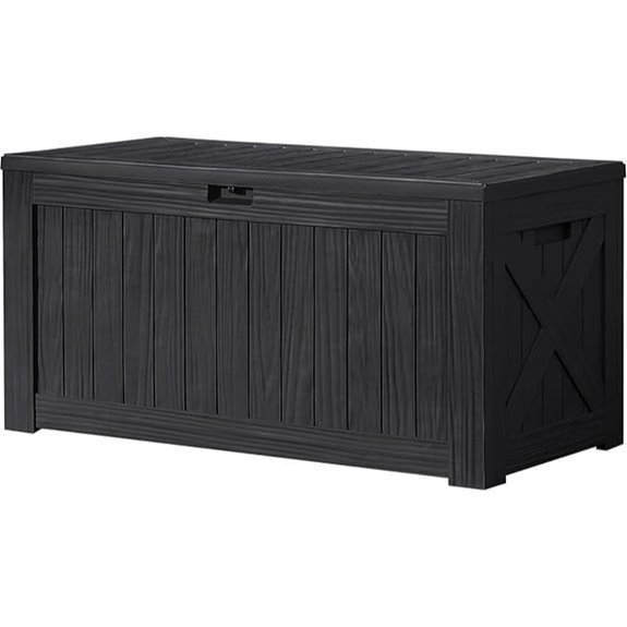 Devoko 120 Gallon Waterproof Outdoor Deck Storage Box