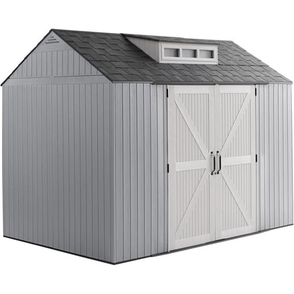 Rubbermaid Large Weather-Resistant Outdoor Storage Shed