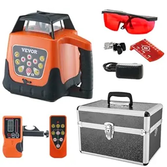 VEVOR Rotary Laser Level with Remote and Angles