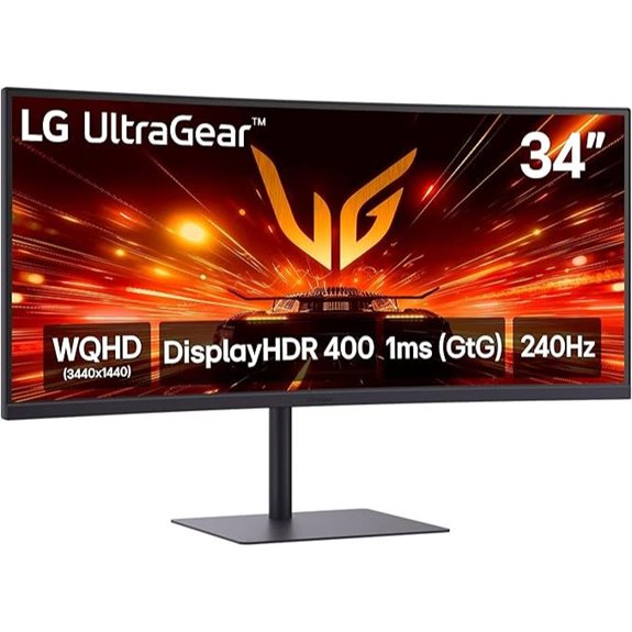 LG 34G630A Ultragear Curved Gaming Monitor