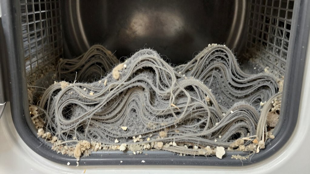 lint accumulation increases fire risk