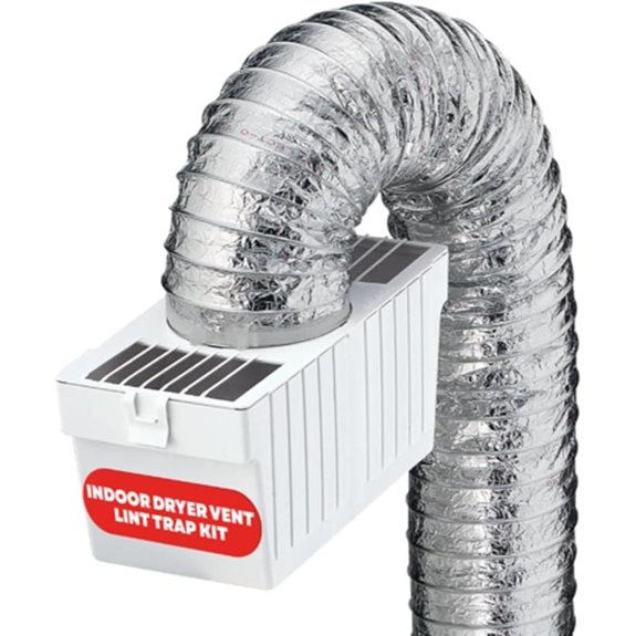 Deflecto Dryer Lint Trap Kit with Flexible Duct