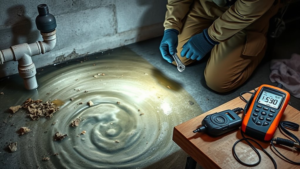 locate and stop water quickly