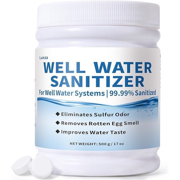 Lunza Well Water Sanitizer Kit for Safe Cleaning