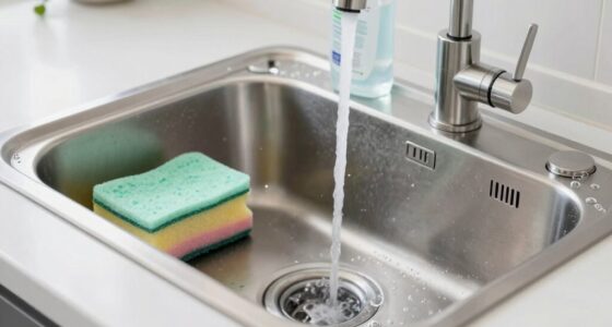 maintain daily sink hygiene