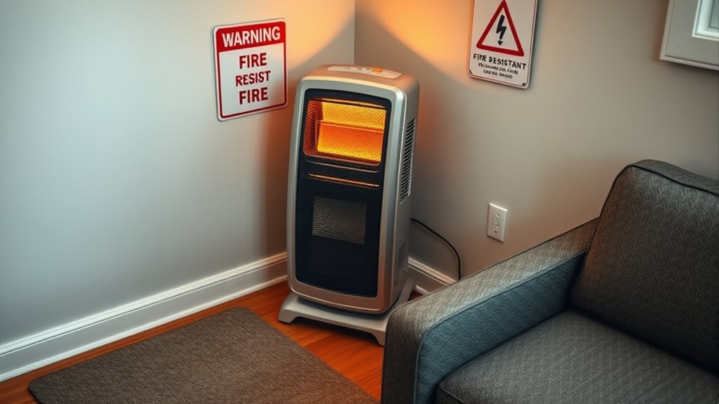 maintain safe clearance distances