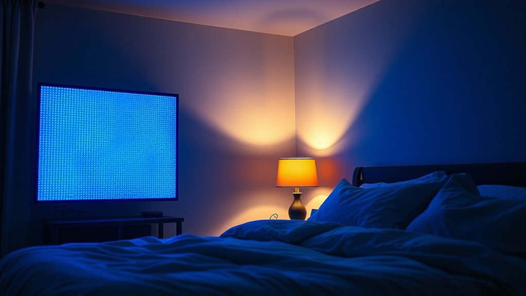 manage evening light exposure