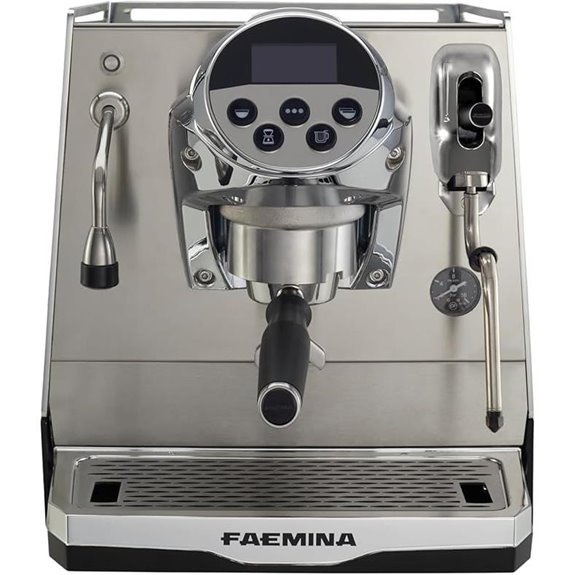 Faemina Espresso Machine with Manual Steam Wand