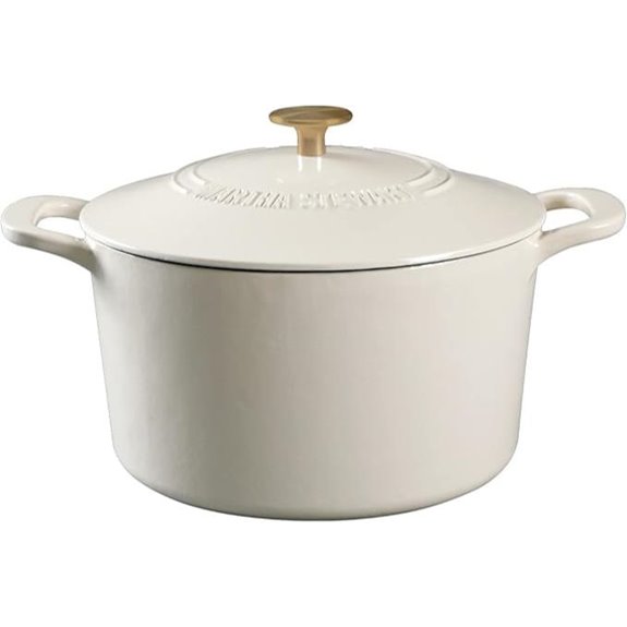 Martha Stewart Gatwick 7-Quart Enamel Dutch Oven
