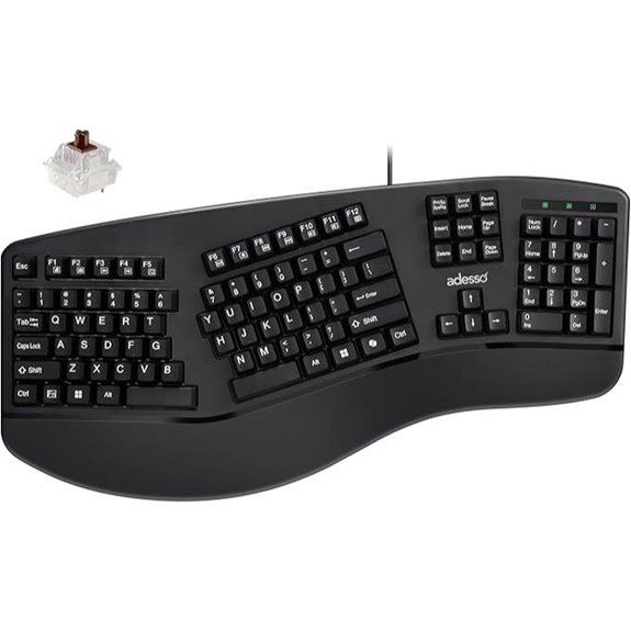 ADESSO EasyTouch 150 Mechanical Keyboard with Hotkeys