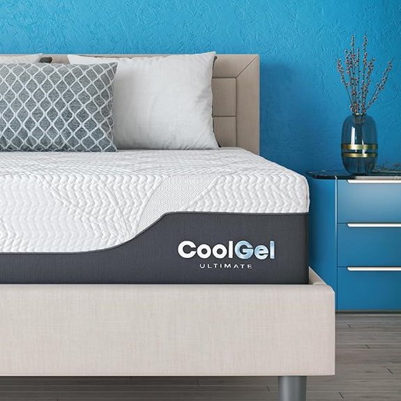 Classic Brands Chill Memory Foam Mattress with Pillows