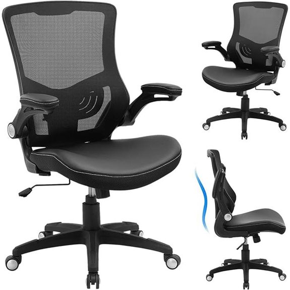 Ergonomic Office Chair with Mesh and Adjustable Arms