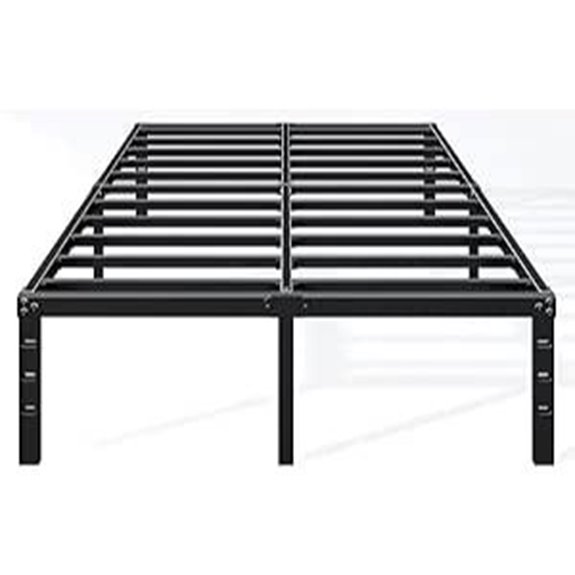 Hafenpo 18-Inch Metal Full Bed Frame with Storage