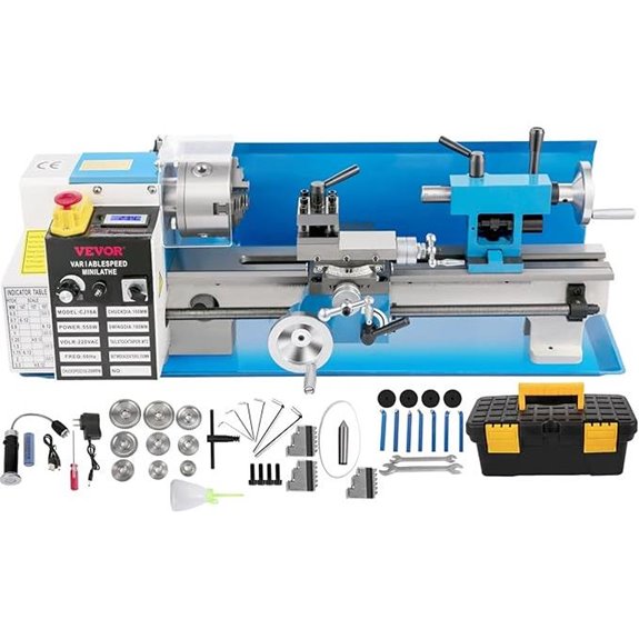VEVOR Metal Lathe with Digital Display and Accessories
