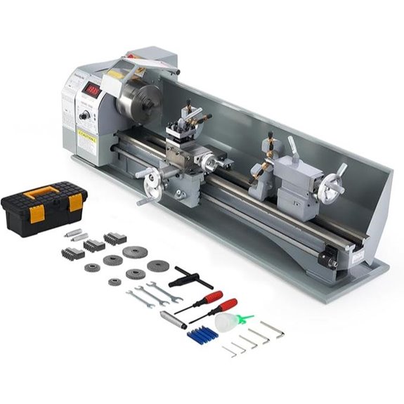 CREWORKS 9x30 Metal Lathe with LCD Display