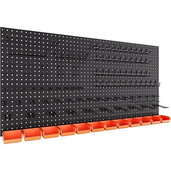 INCLY Metal Pegboard Wall Organizer Kit (48x24)