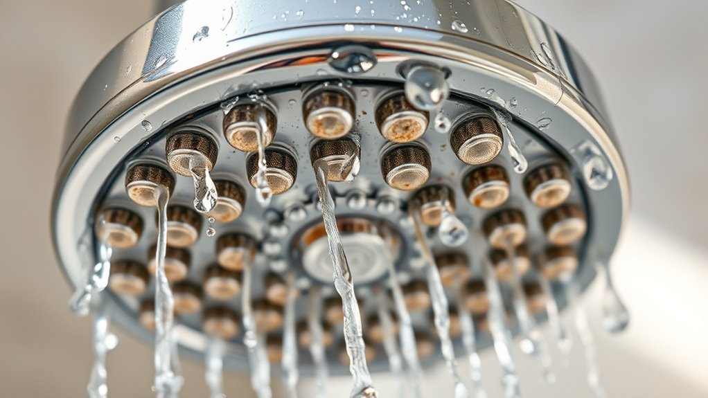 mineral and debris blockages