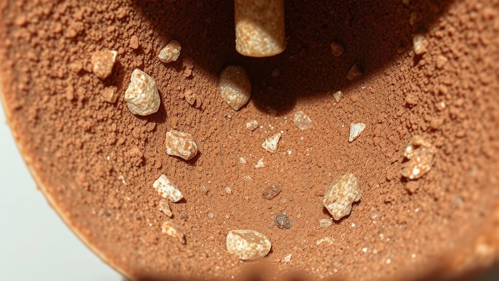 minerals settle sediment forms