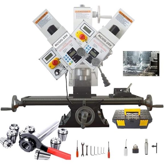 TECHTONGDA Mini Milling Machine with Brushless Motor