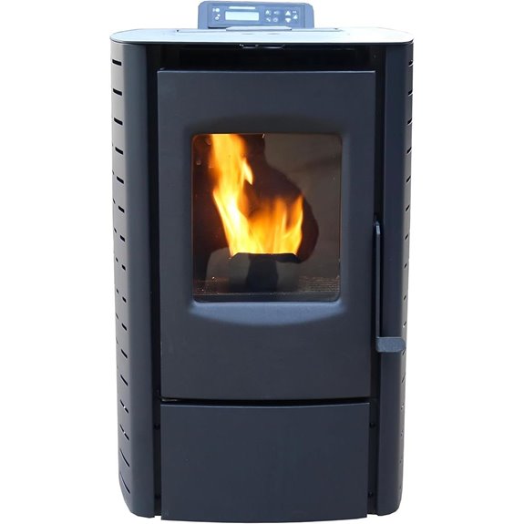 Canyon Lodge Mini Pellet Stove Heats up to 1200 Sq ft with 18 lb hopper