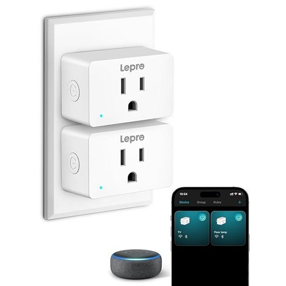 Lepro P1 Mini WiFi Smart Plug 2-Pack