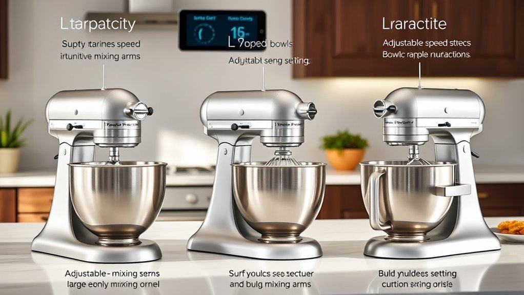 mixer capacity and features