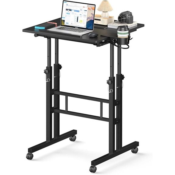 Portable Adjustable Rolling Standing Desk