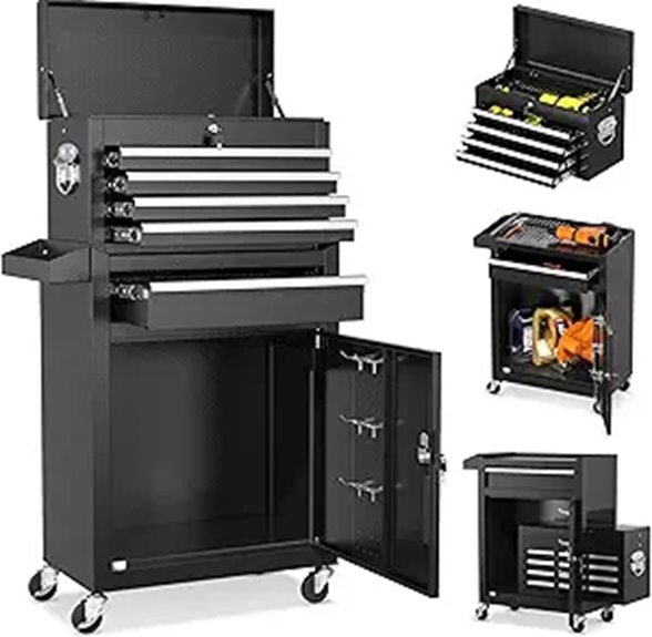 Intergreat Rolling Tool Chest with Lock and Wheels