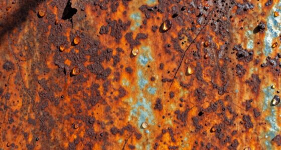 moisture and oxygen cause rust