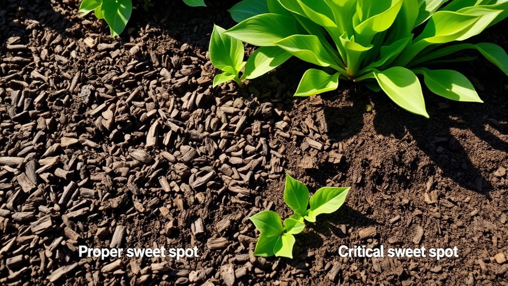 monitor mulch depth regularly