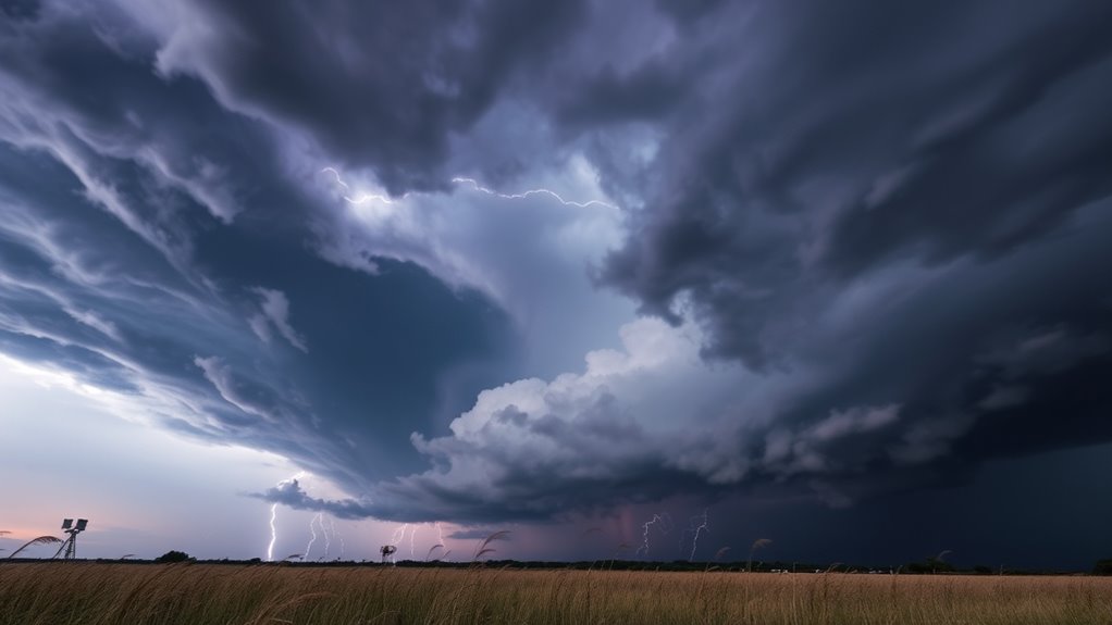 monitor weather for storms