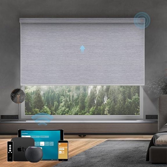 SmartWings Motorized Blackout Roller Shades with HomeKit