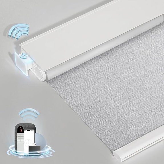 Smart Motorized Blinds with Remote 34x72