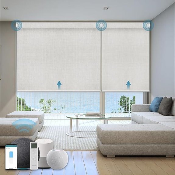 Motorized Blackout Smart Window Blinds with Remote