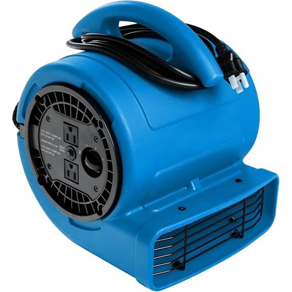 MOUNTO 1/5hp Air Mover with Dual Outlets