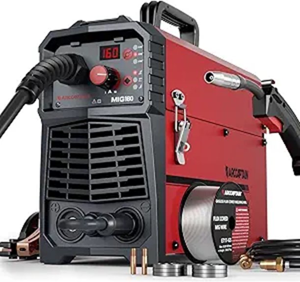 ARCCAPTAIN 160A MIG Welder 4-in-1 Inverter Machine