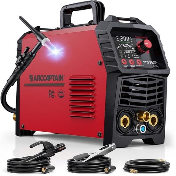 ARCCAPTAIN 5-in-1 DC TIG & Stick Welder