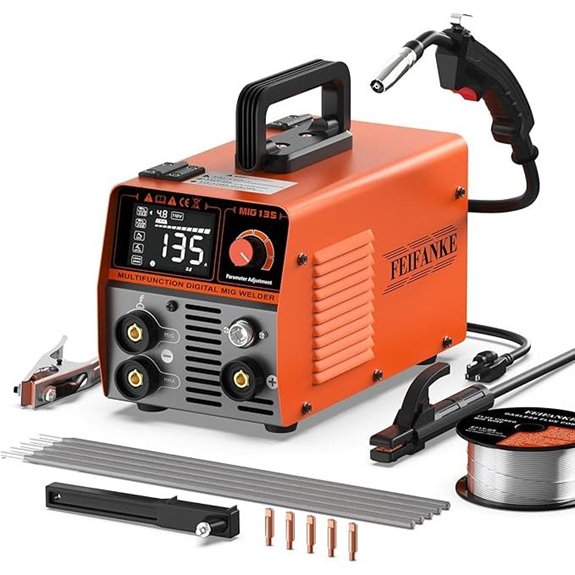 135A 3-in-1 MIG/TIG/Flux Core Welding Machine