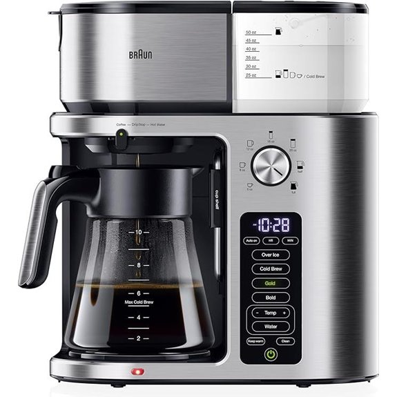Braun MultiServe 10-Cup Coffee Maker with Hot Water
