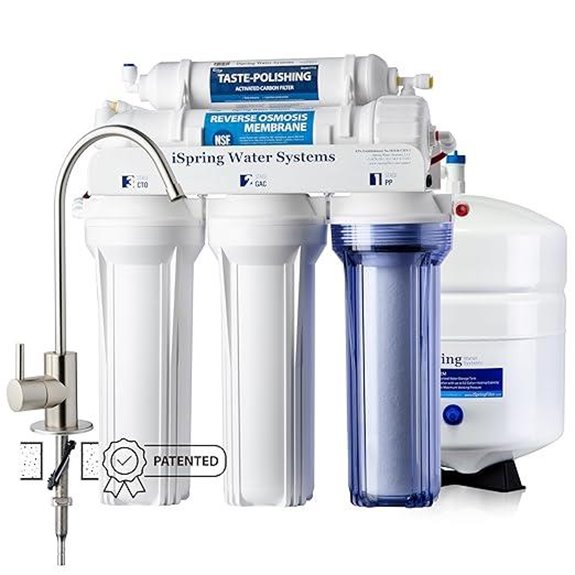iSpring RCC7 NSF Certified 5-Stage Reverse Osmosis System